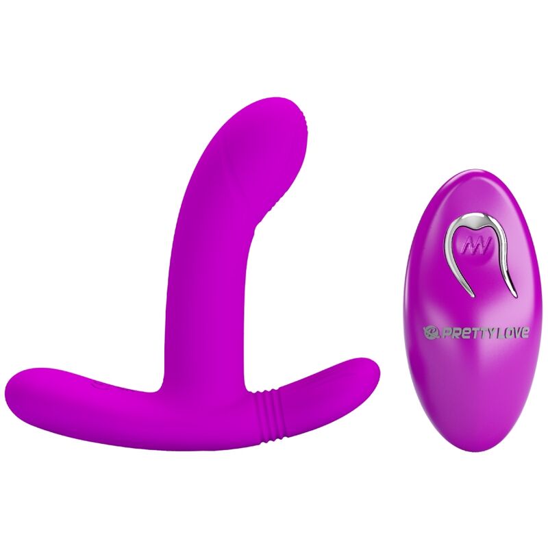 Geri Clitoris Massager Rosa Controle Remoto - Pretty Love