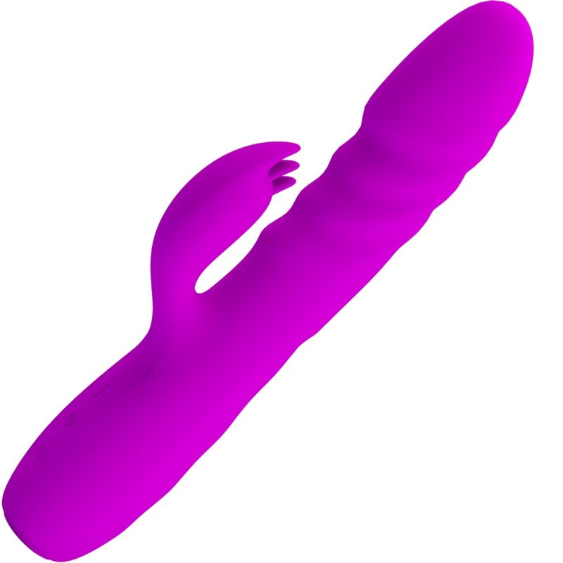 Vibrador De Coelho Recarregvel Melanie Roxo - Pretty Love