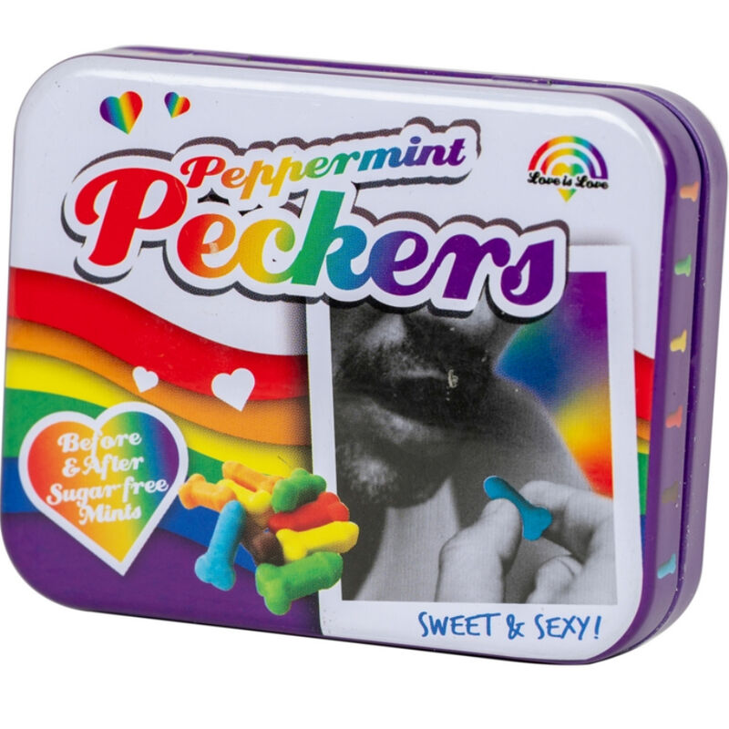 Peckers Mint Rainbow Doces - Spencer & Fleetwood