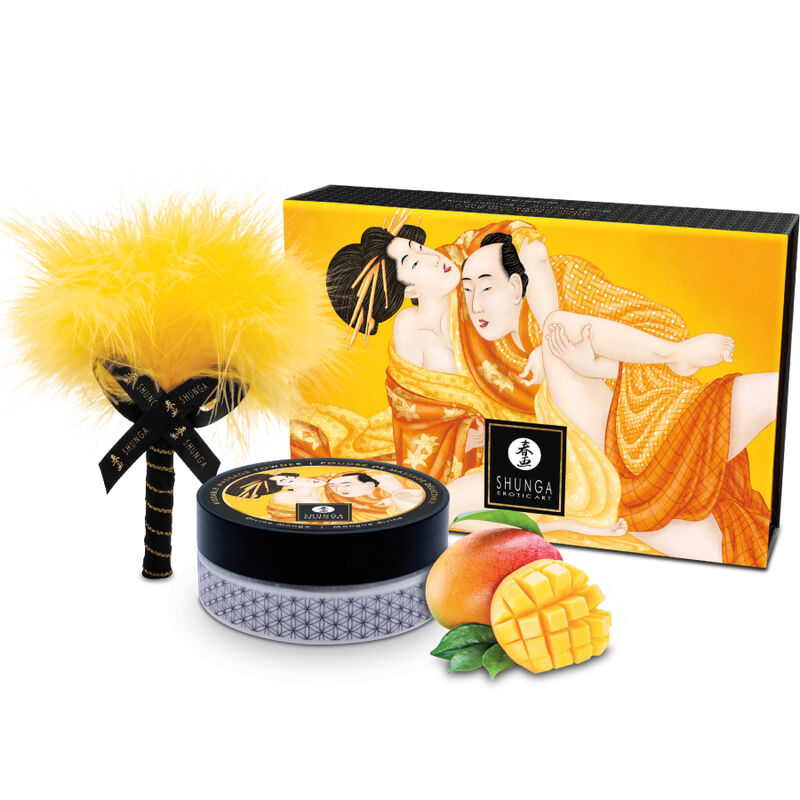 Kit De Pó De Massagem Comestível Manga - Shunga