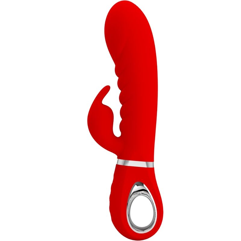 Vibrador Prescott Multifuno G-Spot Vermelho - Pretty Love