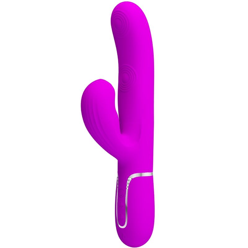 Perlita Multifuno 3 Em 1 Vibrador G-Spot Violeta - Pretty Love