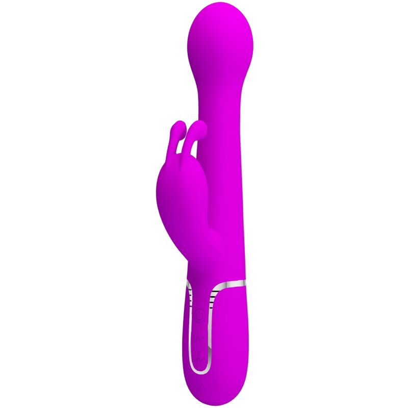 Vibrador Dejon Coelho 3 Em 1 Multifuno Violeta - Pretty Love