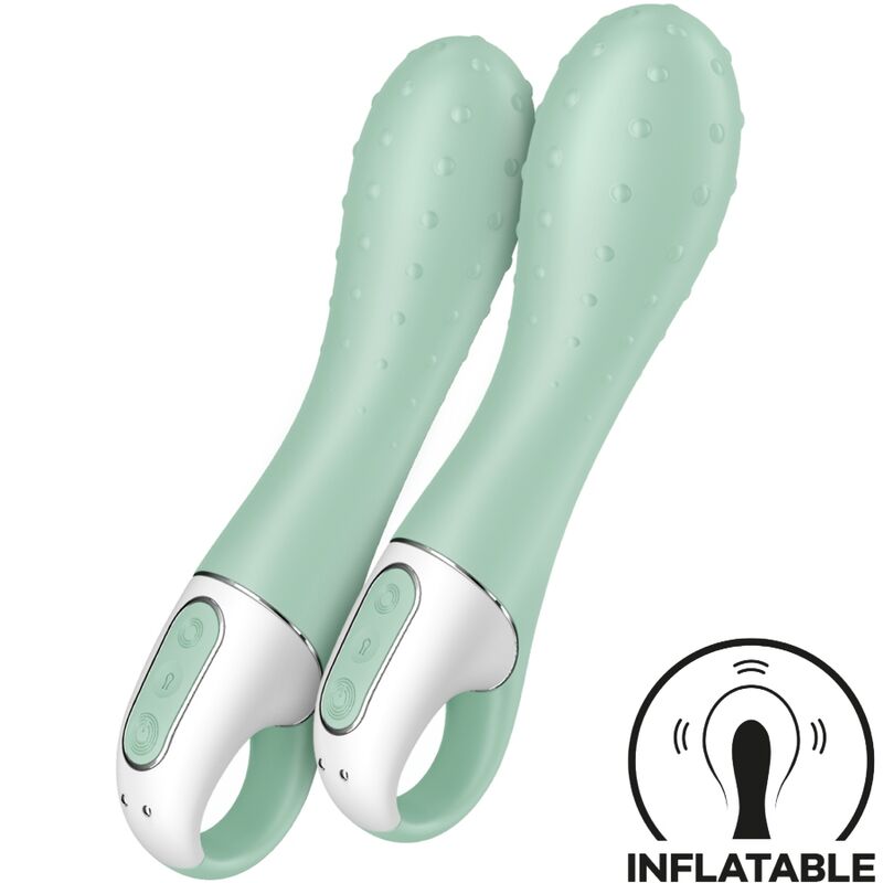 Air Pump Vibrator 3 Ponto G Inflável Menta - Satisfyer