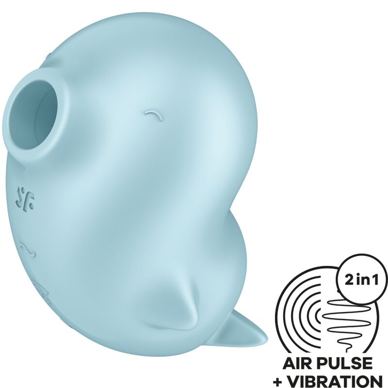 Sassy Seal Estimulador E Vibrador Azul - Satisfyer