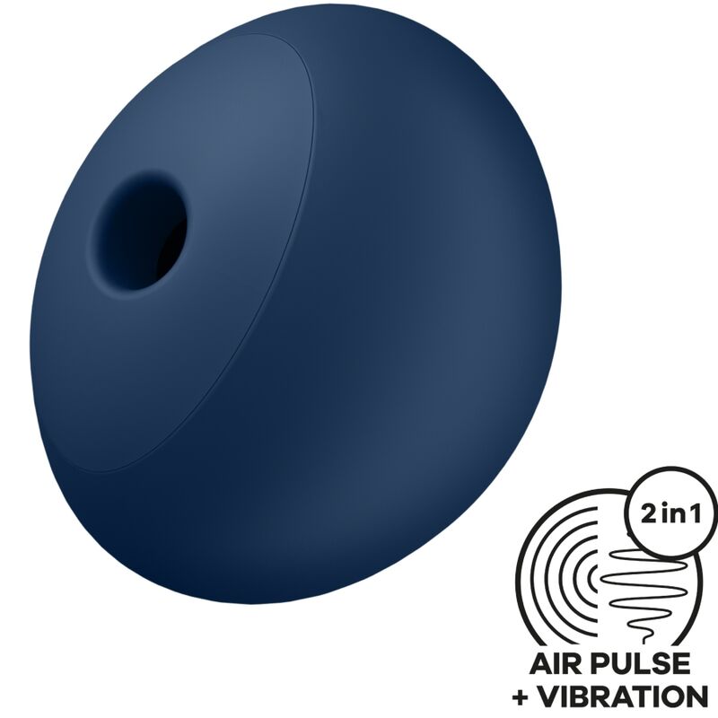 Air Power 4 Estimulador E Vibrador 12 Vibrações Azul - Satisfyer