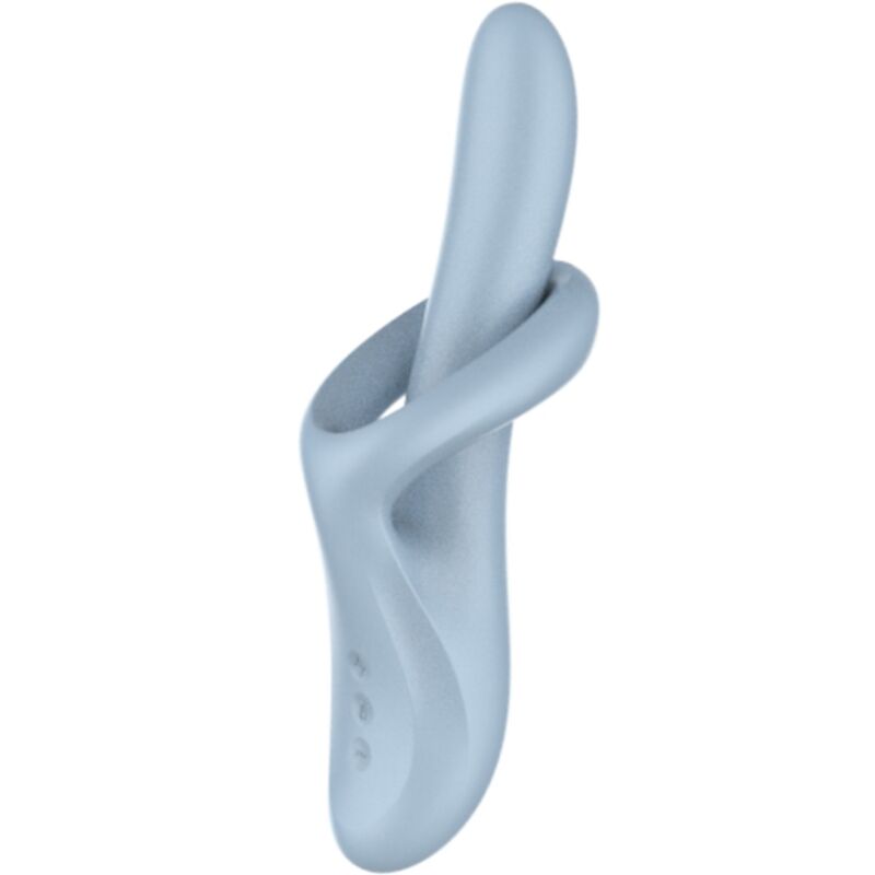 Heat Flex 4 Vibrador De Efeito Térmico 12 Vibrações Azul - Satisfyer
