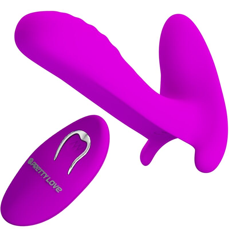 Massageador E Vibrador 12 Vibrações Controle Remoto Roxo - Pretty Love