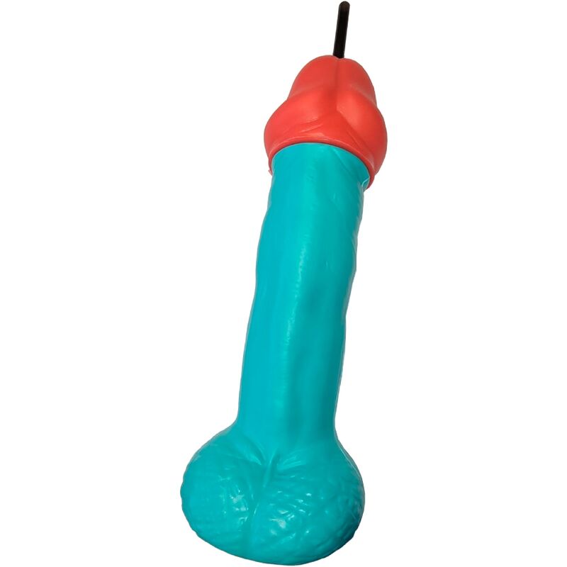 Diablo Picante - Copo Plstico Azul Para Pênis