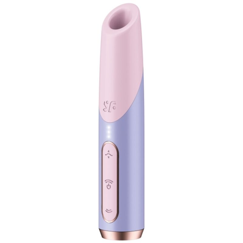 Estimulador De Clitóris Bold Kiss Wave Rosa / Violeta - Satisfyer