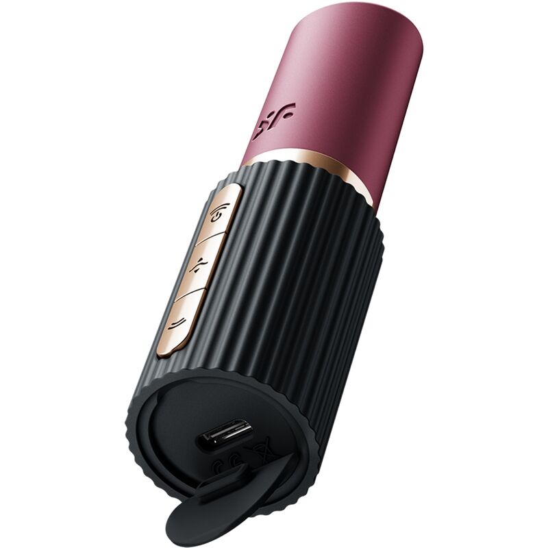 Pro 2 Kiss Wave Estimulador De Clitóris Garnet - Preto - Satisfyer