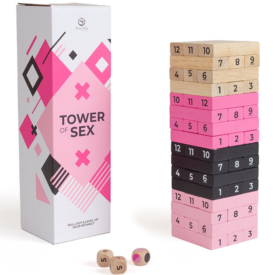 Jogo De Madeira Torre Do Sexo - Secretplay