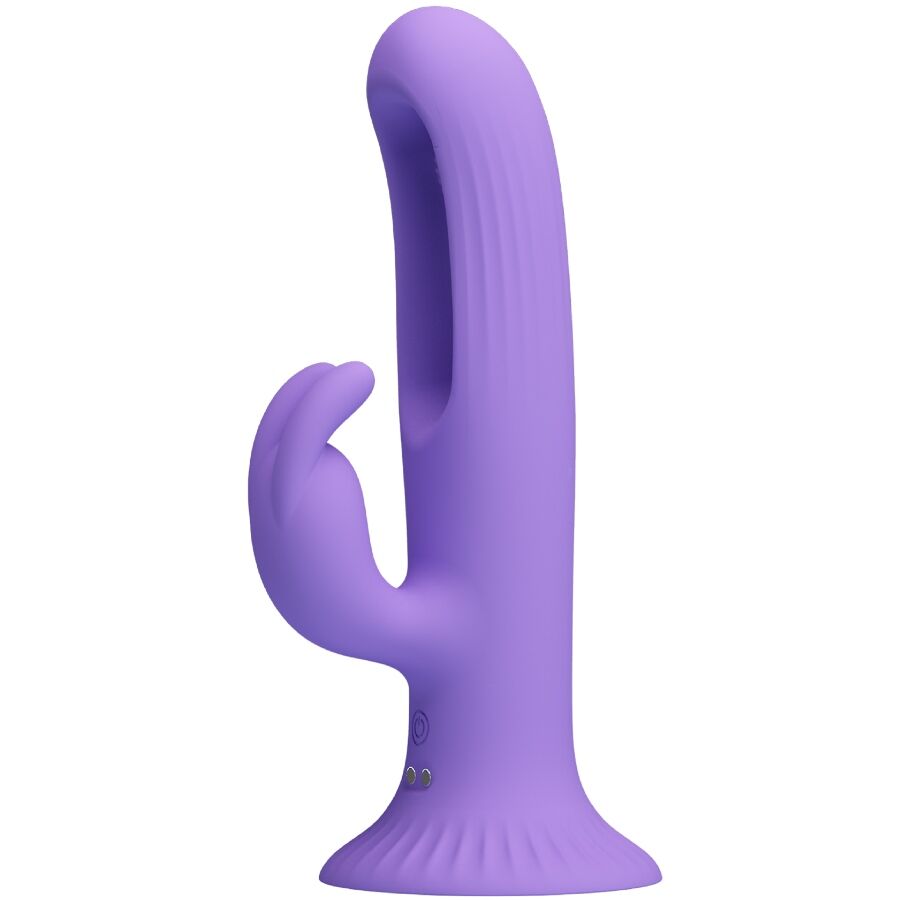 Vibrador De Coelho Killmoulis 12 Modos De Vibração Roxo - Pretty Love