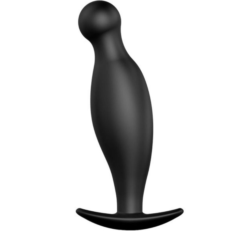 Plug Anal De Silicone 11.7 Cm Preto - Pretty Love