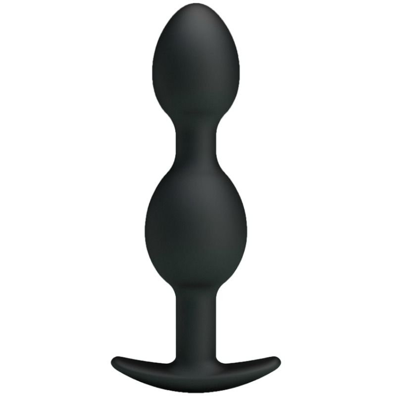 Bolas Anais De Silicone 12.5 Cm Pretas - Pretty Love