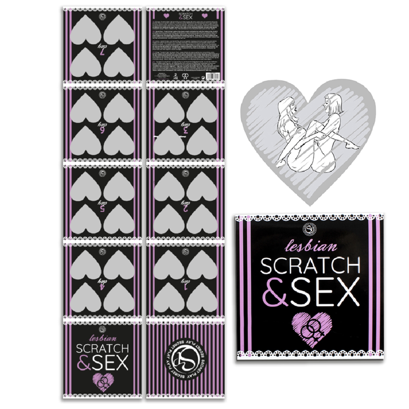 Secretplay - Scratch & Sex Game Para Casais Posições Lésbicas (Es/En/Fr/Pt/De)